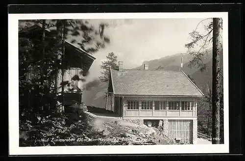 AK Mayrhofen /Zillertal, Alpengasthof Zimmereben