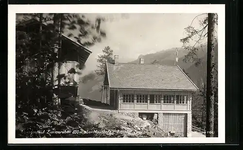 AK Mayrhofen /Zillertal, Alpengasthof Zimmereben