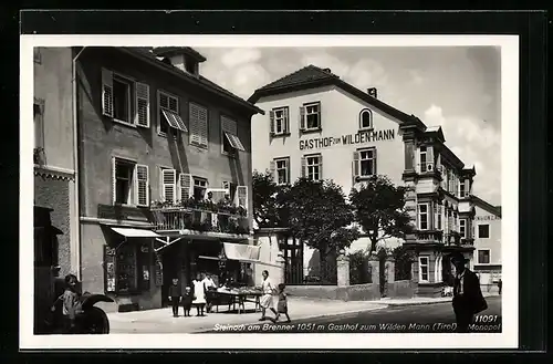 AK Steinach a. Brenner, Gasthof zum Wilden Mann