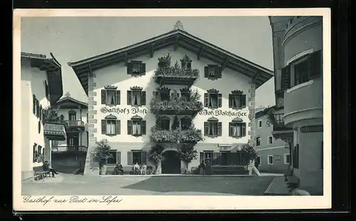 AK Lofer, Partie am Gasthof zur Post