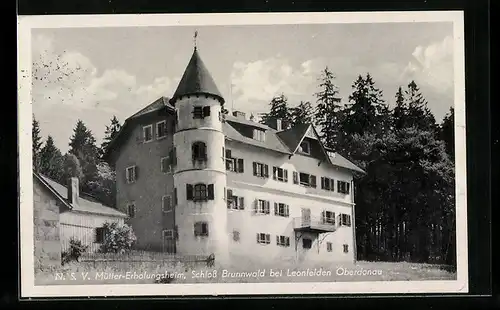 AK Leonfelden, NSV Müller Erholungsheim, Schloss Brunnwald