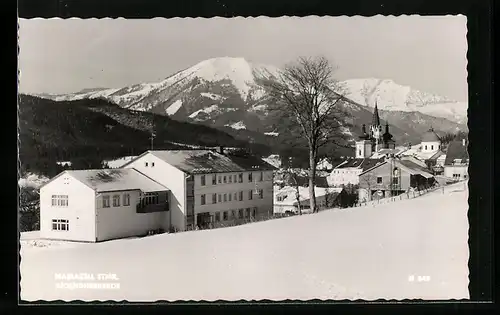 AK Mariazell, Jugendherberge im Winter