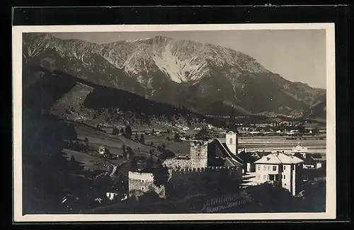 AK Puchberg am Schneeberg, Ortsansicht mit Berg