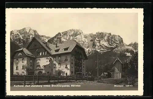 AK Iselsberg, Kurhotel Bad Iselsberg mit Bergpanorama