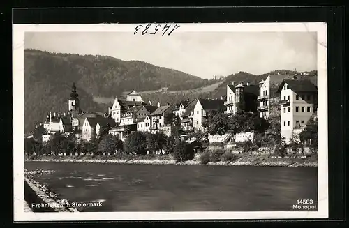 AK Frohnleiten, Ortsansicht mit Fluss