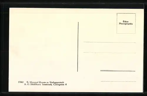 AK Leogang, Ortsansicht mit Steinernem Meer
