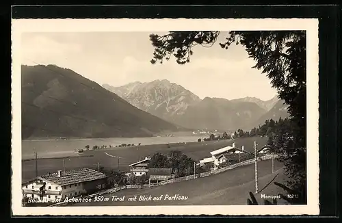 AK Buchau am Achensee, Totalansicht mit Blick auf Pertisau