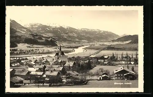 AK Jenbach im Unterinntal, Ortsansicht aus der Vogelschau