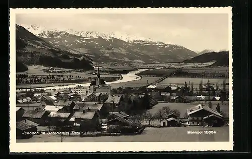 AK Jenbach im Unterinntal, Ortsansicht aus der Vogelschau