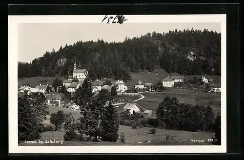 AK Ebenau bei Salzburg, Ortspartie mit Kirche