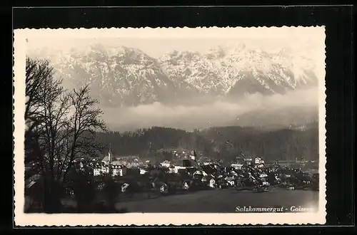 AK Goisern, Salzkammergut, Teilansicht mit Kirche