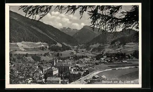 AK Steinach am Br., Teilansicht mit Kirche