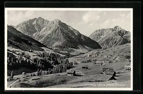 AK Hirschegg /Kleines Walsertal, Panorama