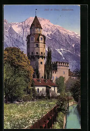 AK Hall in Tirol, Partie am Münzturm
