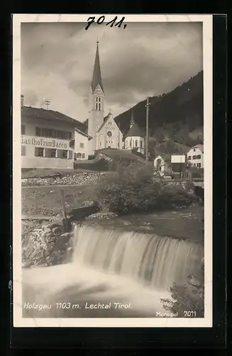 AK Holzgau, Gasthof zum Bären