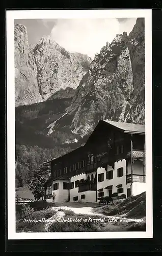 AK Hinterbärnbad i. Kaisertal, Blick auf Unterkunftshaus