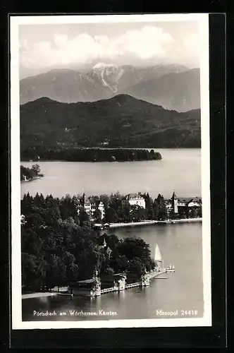 AK Pörtschach, Ortsansicht am Wörthersee