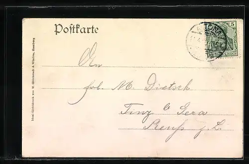 AK Hamburg-Neumühlen, Strand