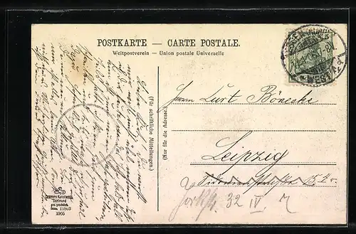 AK Essen, F. A. Krupp`s Grabmal