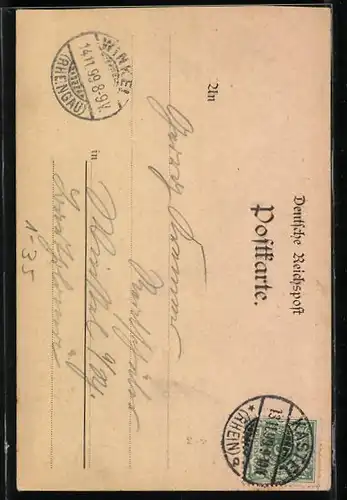 AK Paulus Leopold Haffner, Bischof von Mainz, Gest. 1899