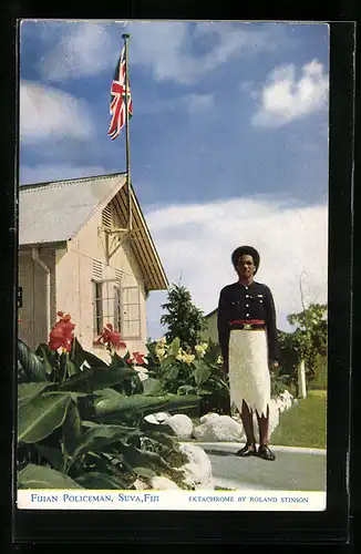 AK Suva /Fiji, Fijian Policeman, Polizist