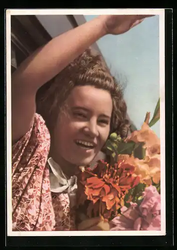 AK Die Jugend der Welt will den Frieden, Glückliche deutsche Jugend