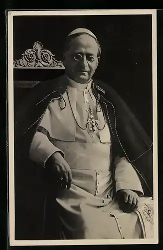 AK Papst Pius XI., Sua Santità Pio XI