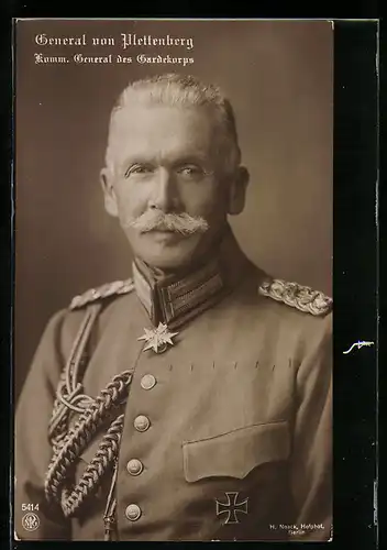 AK Heerführer General von Plettenberg in Uniform