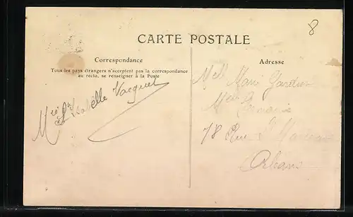 AK Lourdes, Les Pyrenées, Place du Marcadal