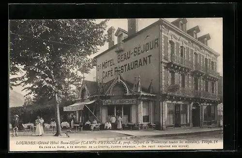 AK Lourdes, Grand Hotel Beau-Sejour & Café Riche