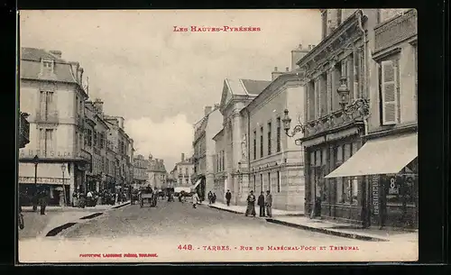 AK Tarbes, Rue des Grands-Fossés et Tribunal
