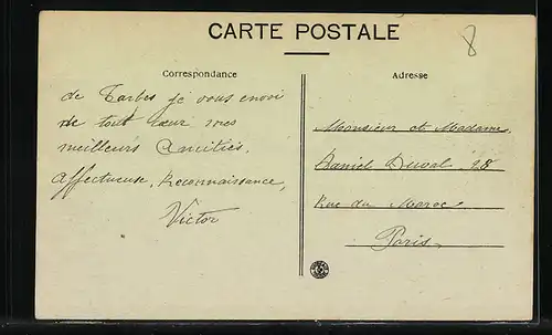 AK Tarbes, Hôtel Moderne