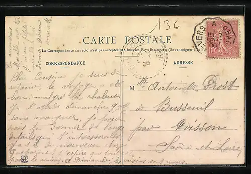 AK Gavarnie, Pont de Sia, Route de Luz