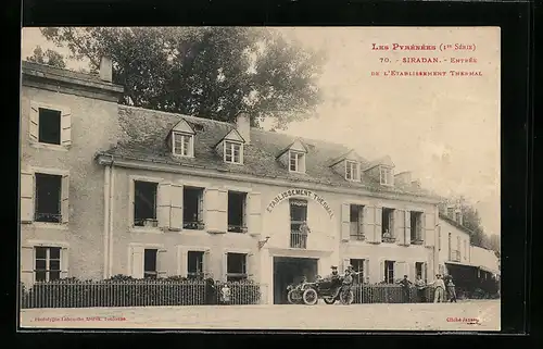 AK Siradan, Les Pyrénées, Entrée de l`Etablissement Thermal