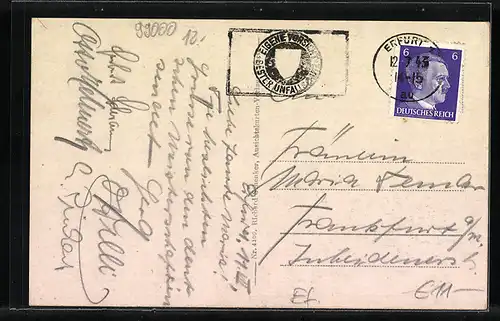 AK Erfurt, Volksbad im Nordpark