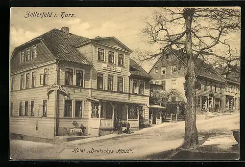 AK Zellerfeld i. Harz, Hotel Deutsches Haus
