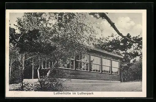 AK Erfurt, Lutherhütte im Lutherpark