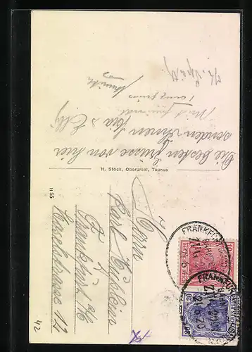 AK Anspach / Taunus, Gasthaus Talmühle, Bes. Ph. Ludw. Rühl