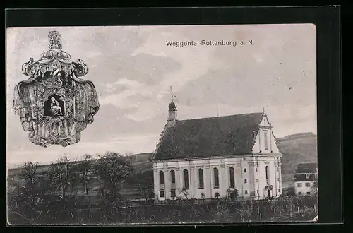 AK Weggental-Rottenburg a. N., Kirche, Gnadenbild