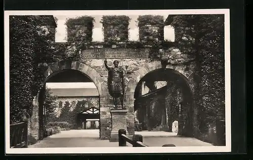 AK Saalburg i. Ts., Römerkastell, Porta Dekumana