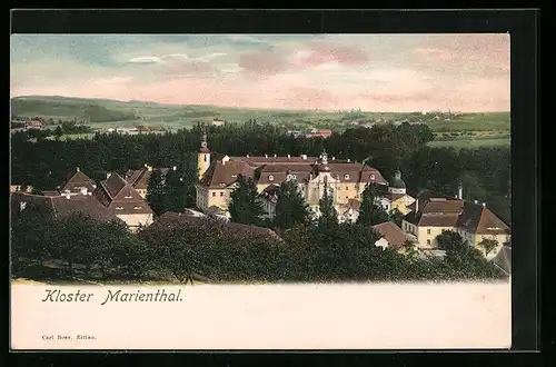 AK Ostritz i. Sa., Blick auf das Kloster Marienthal