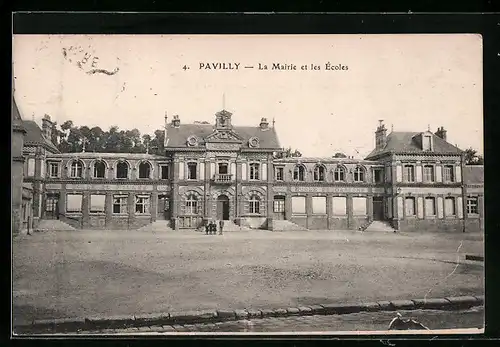 AK Pavilly, La Mairie et les Ècoles
