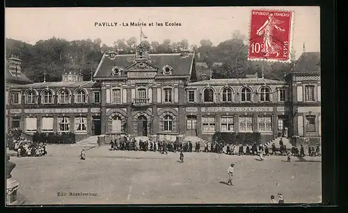 AK Pavilly, La Mairie et les Ecoles