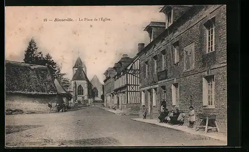 AK Blosseville, La Place de l`Èglise
