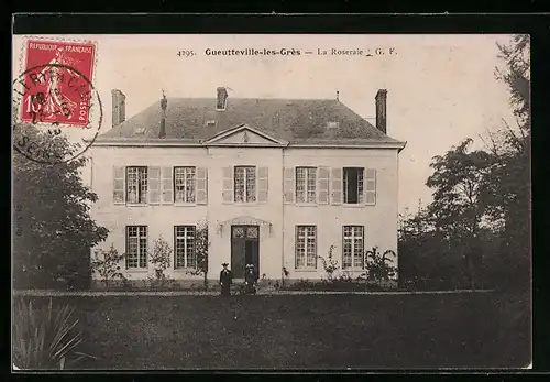 AK Gueutteville-les-Grès, La Roseraie