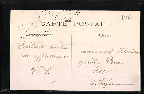 AK Gerponville, Rue du Presbytère