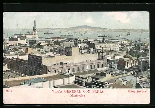 AK Montevideo, Vista General con Bahia