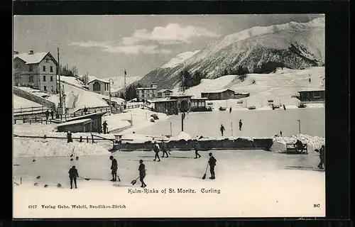 AK St. Moritz, Curling auf dem Eisrink