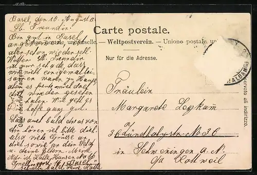 AK Basel, Oeffentliche Bibliothek