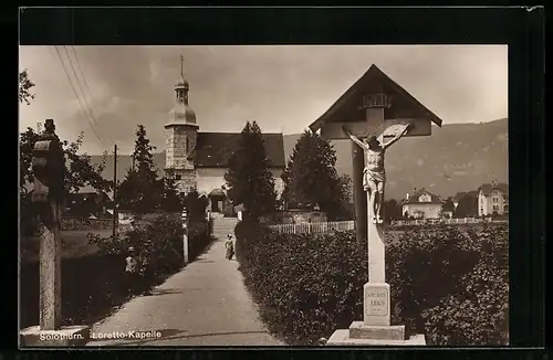 AK Solothurn, Partie an der Loretto-Kapelle